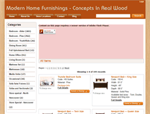 Tablet Screenshot of conceptsinrealwood.com